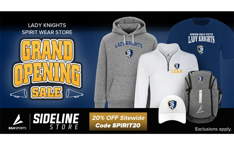 Visit Our Sideline Store!